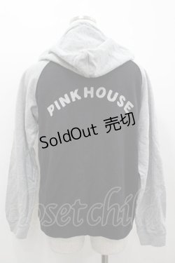 画像3: PINK HOUSE / アップリケラグランスリーブフーディ M グレー×ブラック I-26-02-18-034-LO-TO-SA-ZI