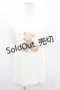 PINK HOUSE / デニムベア半袖カットソー 4(L) アイボリー I-26-02-18-035-LO-TO-SA-ZI