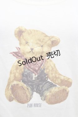 画像2: PINK HOUSE / デニムベア半袖カットソー 4(L) アイボリー I-26-02-18-035-LO-TO-SA-ZI