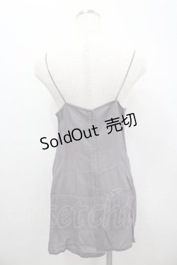 画像4: PINK HOUSE / ドットシフォンノースリーブトップス  グレーＸ白 I-26-02-18-037-LO-TO-SA-ZI