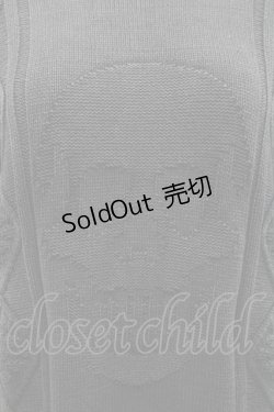 画像2: HYSTERIC GLAMOUR / スカルケーブルニット F グレー I-26-02-18-042-PU-TO-TE-ZI