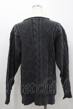 画像3: HYSTERIC GLAMOUR / スカルケーブルニット F グレー I-26-02-18-042-PU-TO-TE-ZI