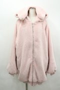 REFLEM / うさ耳ファージップアップパーカー  ピンク I-26-02-18-043-PU-TO-TE-ZI
