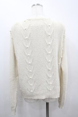 画像3: PINK HOUSE / 丸モチーフVネットニットカーディガン  キナリ I-26-02-18-047-LO-TO-SA-ZI