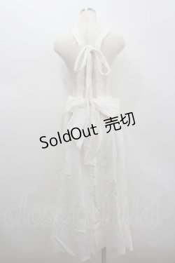 画像3: PINK HOUSE / 縦ピンタックポケット付きサススカート  ホワイト I-26-02-18-056-LO-SK-SA-ZI