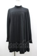 PINK HOUSE / ハイネックレース長袖カットワンピース  黒 I-26-02-18-059-LO-OP-SA-ZI