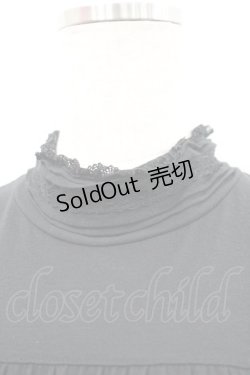 画像3: PINK HOUSE / ハイネックレース長袖カットワンピース  黒 I-26-02-18-059-LO-OP-SA-ZI