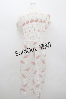 画像3: PINK HOUSE / さくらんぼ籠pt半袖ワンピース  キナリ I-26-02-18-062-LO-OP-SA-ZI