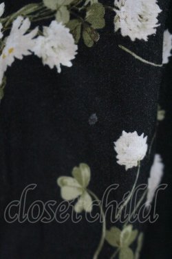 画像2: PINK HOUSE / マーガレットリースプリントミディワンピース  ブラック I-26-02-18-063-LO-OP-SA-ZI