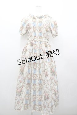 画像1: PINK HOUSE / 壁紙模様プリントワンピース  キナリ I-26-02-18-064-LO-OP-SA-ZI