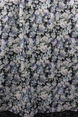 画像3: axes femme / 小花柄ボータイワンピース  ブラック I-26-02-18-067-AX-OP-SA-ZI