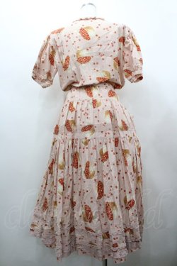 画像2: KANEKO ISAO / 籠入り苺pt半袖ワンピース  ピンク I-26-02-18-069-EL-OP-SA-ZI