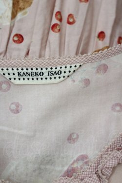 画像4: KANEKO ISAO / 籠入り苺pt半袖ワンピース  ピンク I-26-02-18-069-EL-OP-SA-ZI