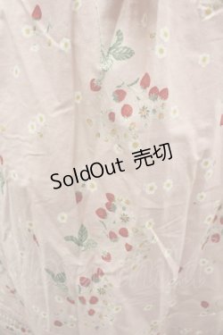 画像3: WONDERFUL WORLD / 苺ptレース襟重ね半袖ワンピース  ピンク I-26-02-18-070-LO-OP-SA-ZI