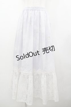 画像1: axes femme / メールエシエルプリントスカート  ラベンダー I-26-02-18-075-AX-SK-SA-ZI