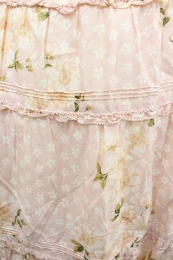 画像3: WONDERFUL WORLD / 桜pt段フリルスカート  ピンク I-26-02-18-079-LO-SK-SA-ZI