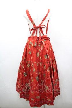 画像3: PINK HOUSE / タバコ缶ptサススカート  レッド I-26-02-18-088-LO-SK-SA-ZI