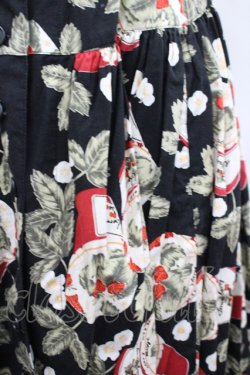 画像2: PINK HOUSE / ジャム瓶柄スカート  ブラック I-26-02-18-092-LO-SK-SA-ZI