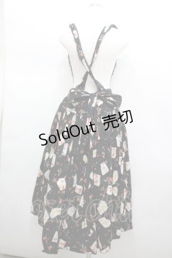 画像3: WONDERFUL WORLD / チェリー&パッケージptサススカート  ブラック I-26-02-18-093-LO-SK-SA-ZI