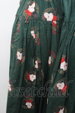 画像2: PINK HOUSE / サンタリースプリントスカート  緑 I-26-02-18-097-LO-SK-SA-ZI