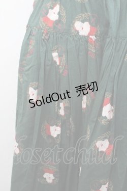 画像2: PINK HOUSE / サンタリースプリントスカート  緑 I-26-02-18-097-LO-SK-SA-ZI