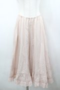 PINK HOUSE / 裾綿レースペチスカート  ピンク I-26-02-18-100-LO-SK-SA-ZI
