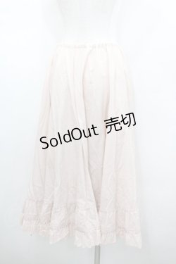 画像3: PINK HOUSE / 裾綿レースペチスカート  ピンク I-26-02-18-100-LO-SK-SA-ZI