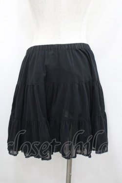 画像3: PINK HOUSE / ミニ丈ペチコート  黒 I-26-02-18-105-LO-SK-SA-ZI