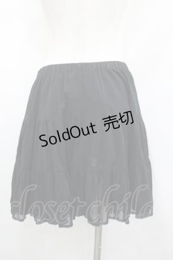 画像3: PINK HOUSE / ミニ丈ペチコート  黒 I-26-02-18-105-LO-SK-SA-ZI