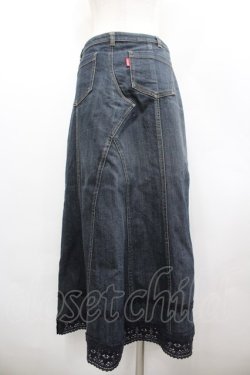 画像3: PINK HOUSE / 裾サイドボタンデニムスカート M インディゴ I-26-02-18-106-LO-SK-SA-ZI