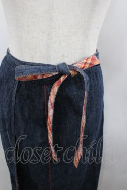 画像2: PINK HOUSE / デニムラップスカート  インディゴ I-26-02-18-108-LO-SK-SA-ZI