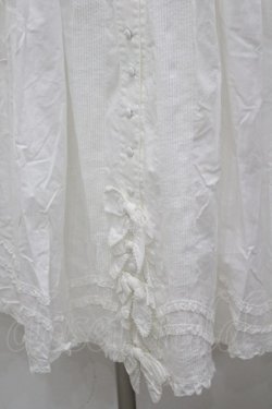 画像3: WONDERFUL WORLD / 裾5つリボン前開きスカート  ホワイト I-26-02-18-109-LO-SK-SA-ZI