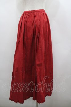 画像3: PINK HOUSE / サイドポケット縦ピンタックスカート  ボルドー I-26-02-18-110-LO-SK-SA-ZI