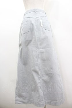 画像3: PINK HOUSE / 裾縦ロゴプリントスカート  サックスデニム I-26-02-18-114-LO-SK-SA-ZI