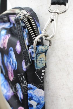 画像4: TRAVAS TOKYO / くま総柄ミニショルダー  黒 I-26-02-18-119-PU-BG-TE-ZI