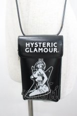 画像2: HYSTERIC GLAMOUR / スマホショルダー  黒 I-26-02-18-120-PU-ZA-TE-ZTK032 (2)