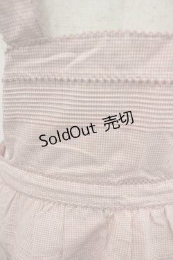 画像2: WONDERFUL WORLD / ギンガムチェックミニエプロン  ピンク I-26-02-18-122-LO-ZA-SA-ZI