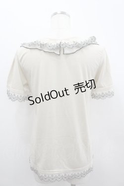 画像3: axes femme / 袖蝶モチーフインナーPO  アイボリー I-26-02-18-017-AX-TO-SA-ZI