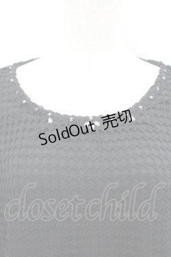 画像2: axes femme / ケミカルレース重ねPO XL 黒 I-26-02-18-022-AX-TO-SA-ZI