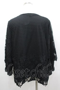 画像3: axes femme / ケミカルレース重ねPO XL 黒 I-26-02-18-022-AX-TO-SA-ZI