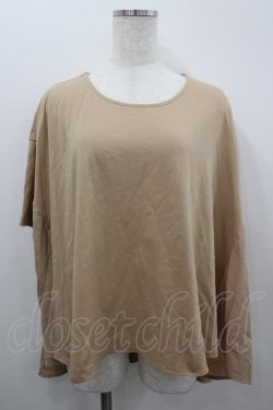 画像1: axes femme / カット異素材フレア切替PO M ベージュ I-26-02-18-024-AX-TO-SA-ZI