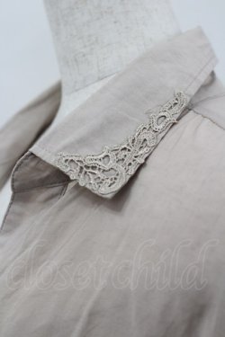 画像2: axes femme / シアー素材シャツ M ベージュ I-26-02-18-029-AX-BL-SA-ZI