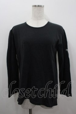 画像1: PINK HOUSE / 背中・袖ロゴpt長袖Tシャツ  ブラック I-26-02-18-031-LO-TS-SA-ZI