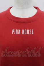 画像2: PINK HOUSE / 胸元&背中ロゴptプルオーバー  レッド I-26-02-18-032-LO-TO-SA-ZT164 (2)