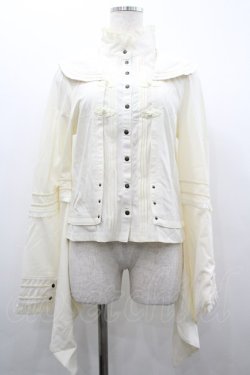 画像1: Desoro Works / 着物風袖チャイナブラウス  生成り I-26-02-20-004-GO-BL-SA-ZI