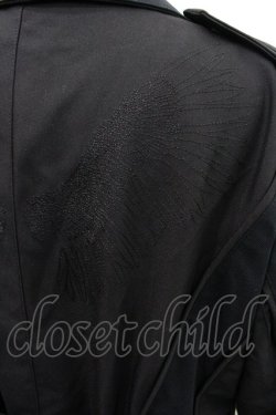 画像3: Ozz conte / 後ろZIPロングジャケット  黒 I-26-02-20-043-OO-JA-SA-ZI