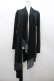 画像1: BPN FOR MEN / アシンメトリーカーディガン M ブラック I-26-02-20-048-GO-TO-SA-ZI (1)