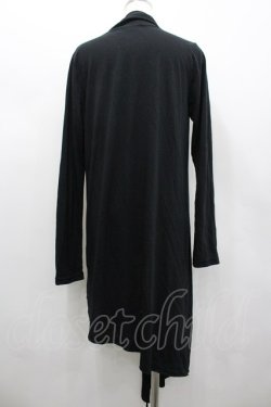 画像2: BPN FOR MEN / アシンメトリーカーディガン M ブラック I-26-02-20-048-GO-TO-SA-ZI