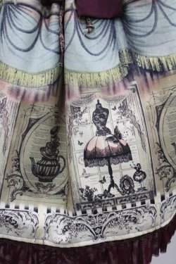 画像3: Ozz Croce / トルソープリントジャンパースカート  ボルドー I-26-02-20-053-OO-OP-SA-ZI