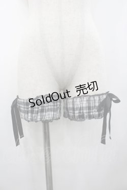 画像4: ALGONQUINS / ボレロ付キャミワンピース  黒Ｘ白チェック I-26-02-20-056-AL-OP-SA-ZI